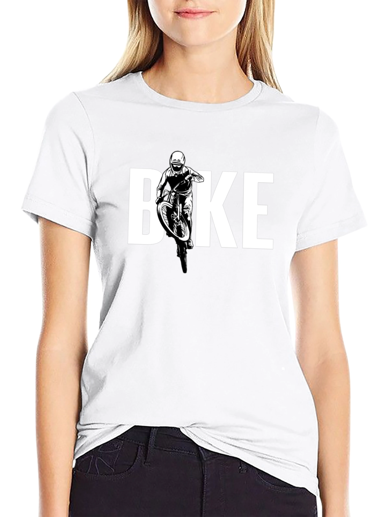 Bike T-Shirt - Motocross Rider Design