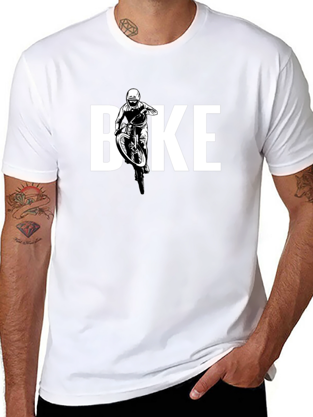 Bike T-Shirt - Motocross Rider Design