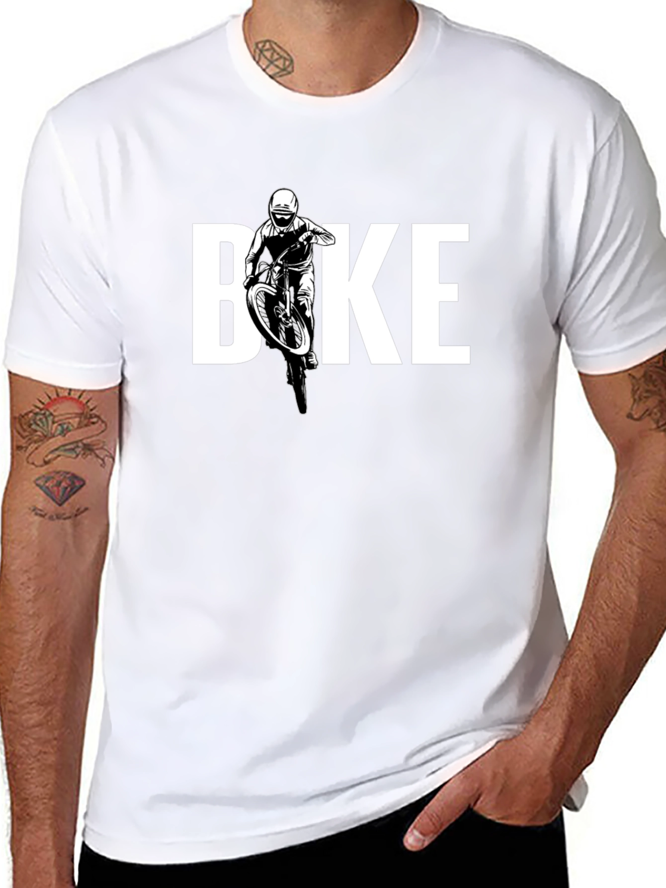 Bike T-Shirt - Motocross Rider Design