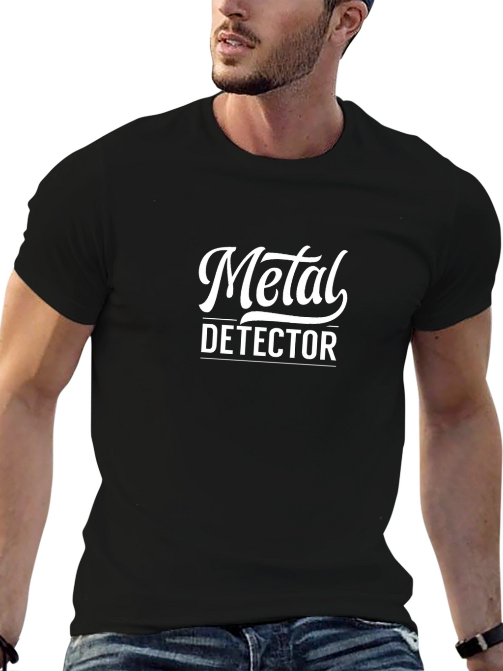 Metal Detector Graphic T-Shirt