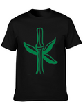Green Bamboo Graphic Tee - Stylish Nature Design