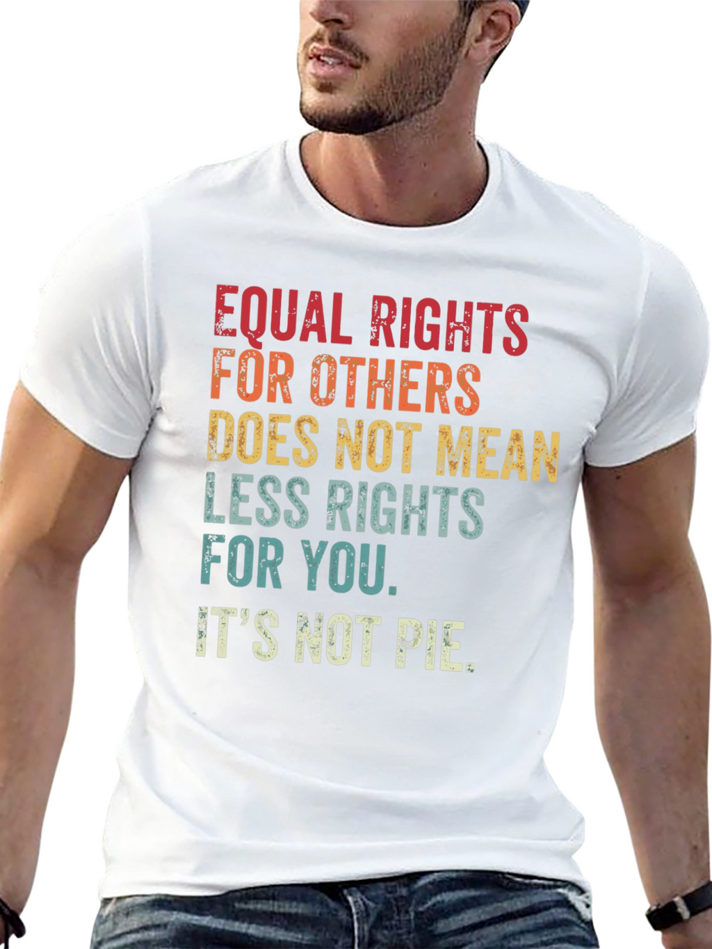 Equal Rights Retro Graphic T-Shirt