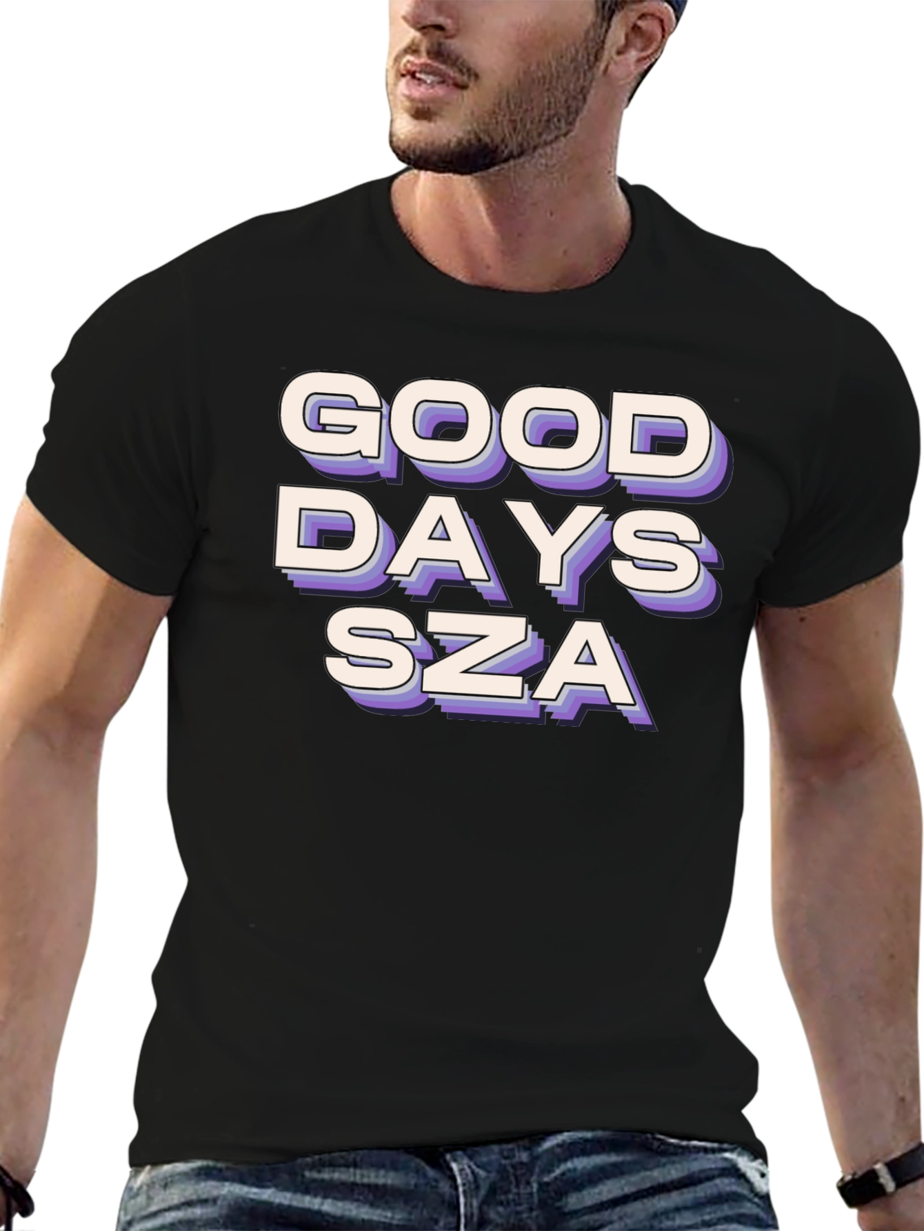 Good Days SZA Black T-Shirt