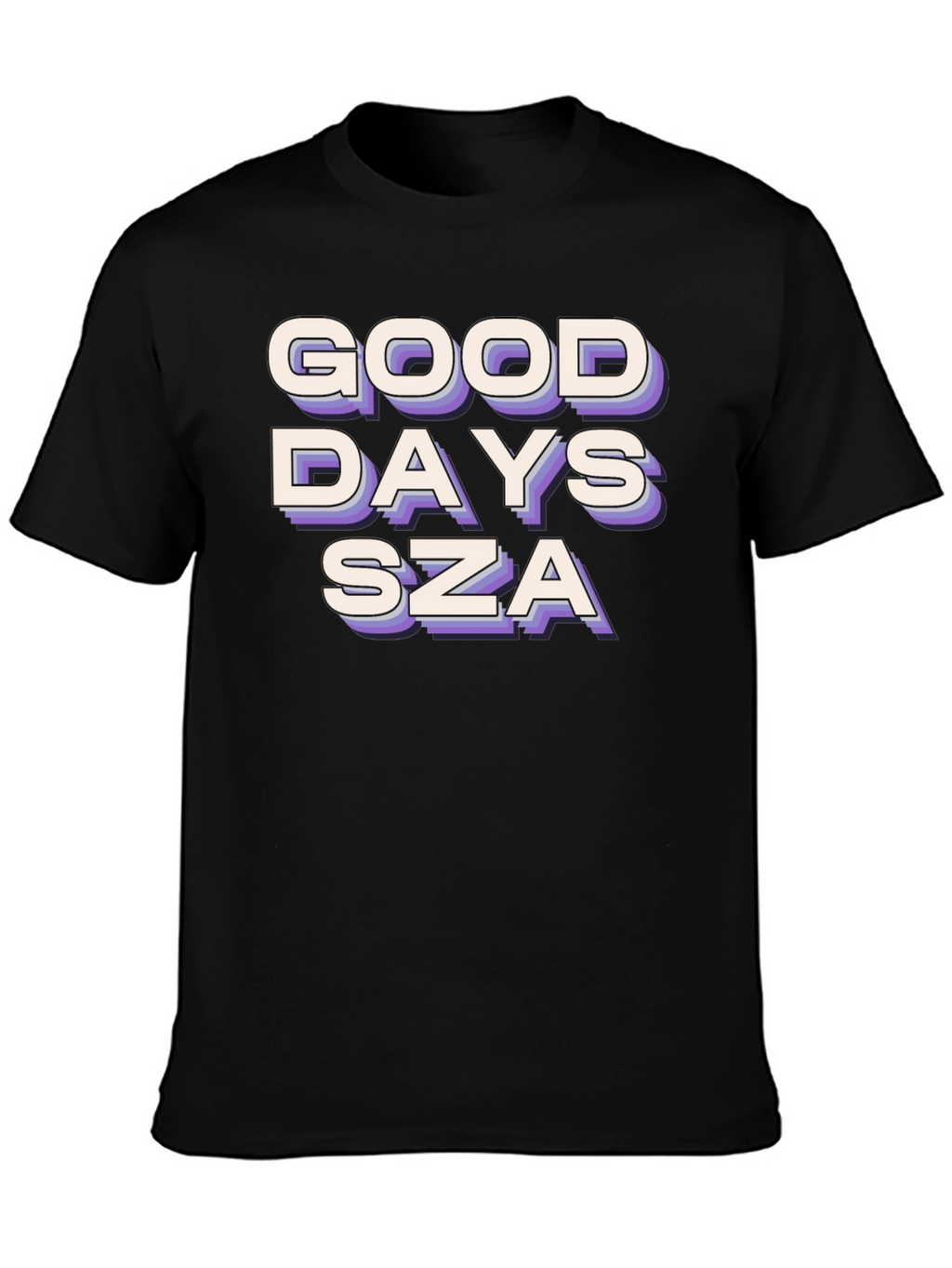 Good Days SZA Black T-Shirt