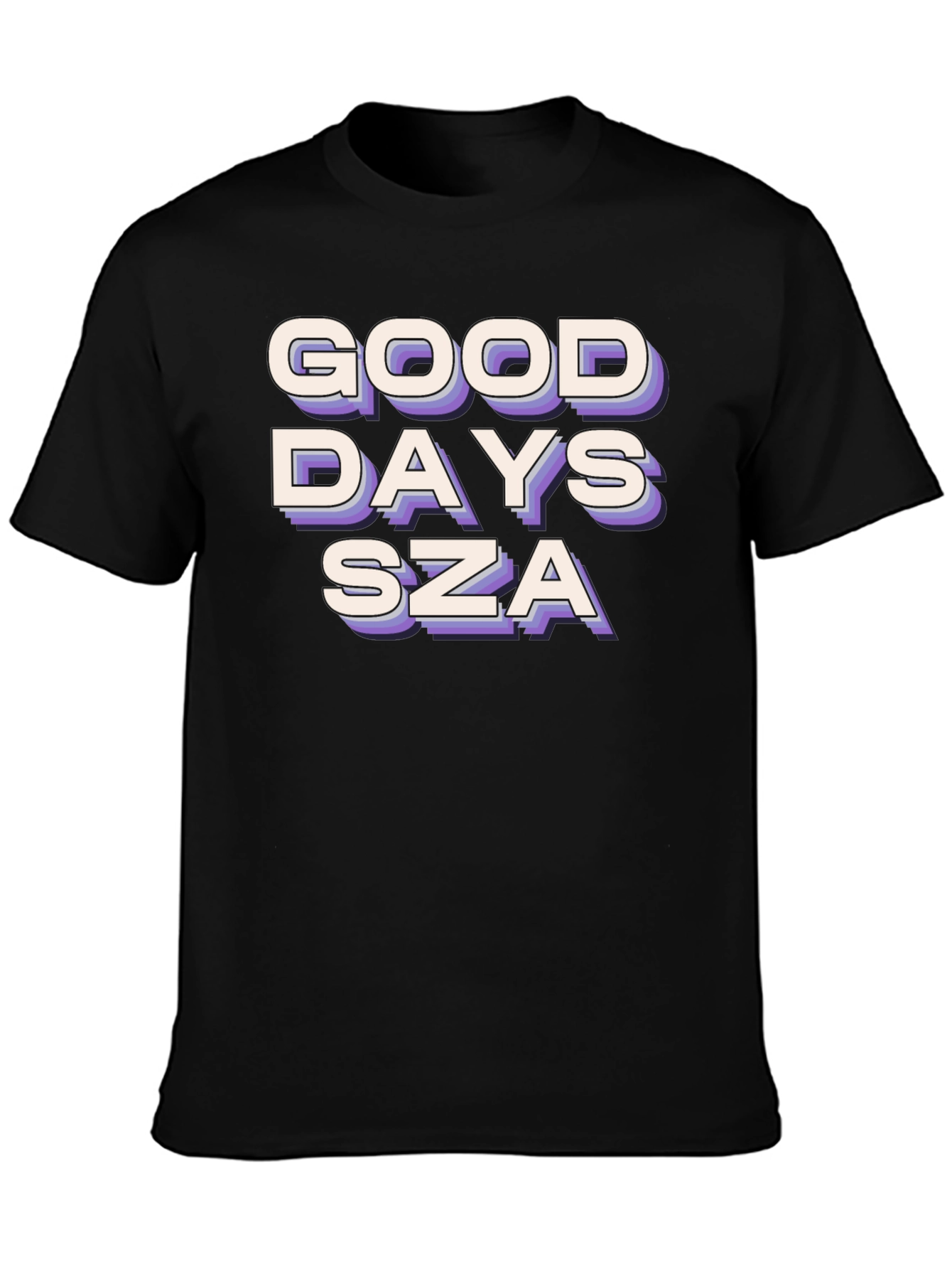 Good Days SZA Black T-Shirt