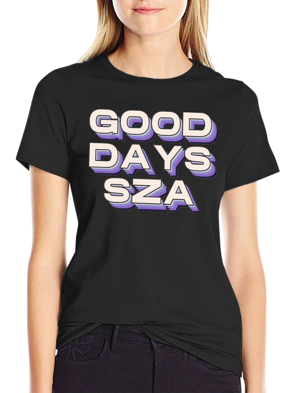 Good Days SZA Black T-Shirt