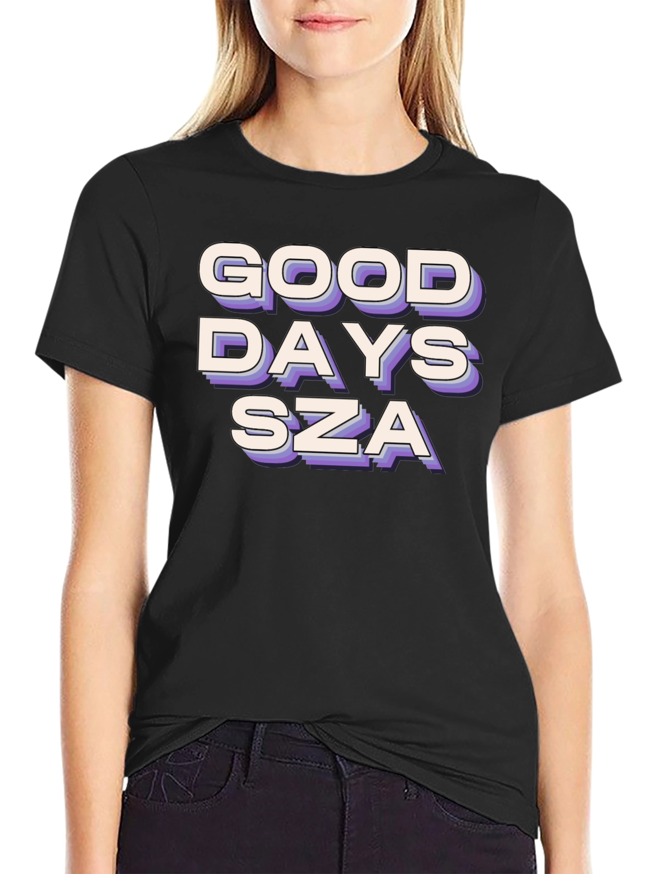 Good Days SZA Black T-Shirt