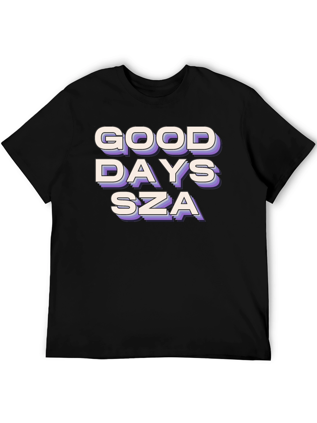Good Days SZA Black T-Shirt