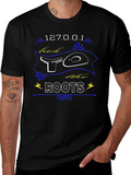 127.0.0.1 Back to Roots Graphic Tee - Black