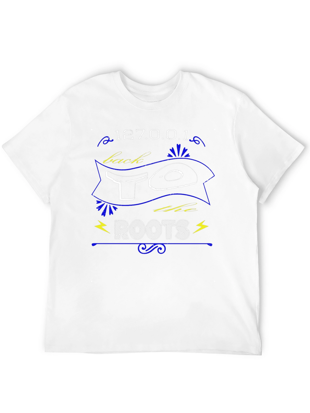 127.0.0.1 Back to Roots Graphic Tee - Black