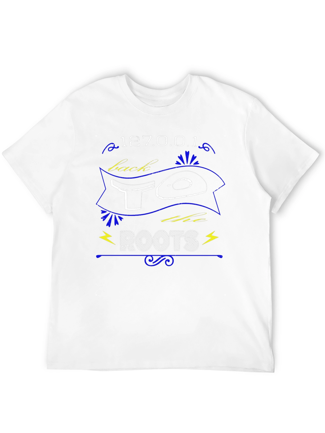 127.0.0.1 Back to Roots Graphic Tee - Black