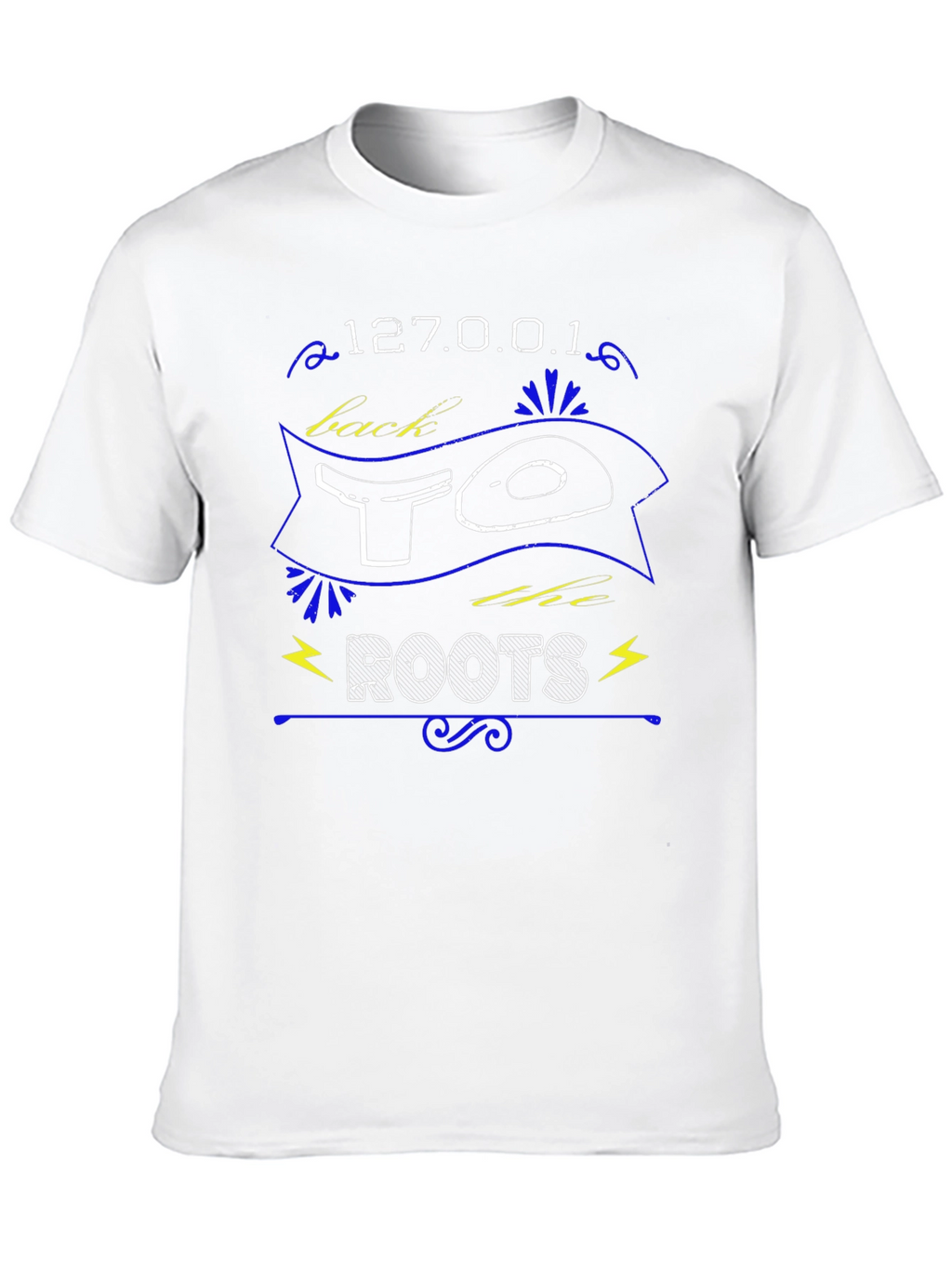 127.0.0.1 Back to Roots Graphic Tee - Black