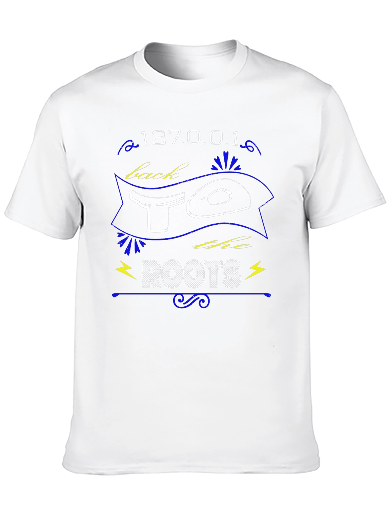 127.0.0.1 Back to Roots Graphic Tee - Black