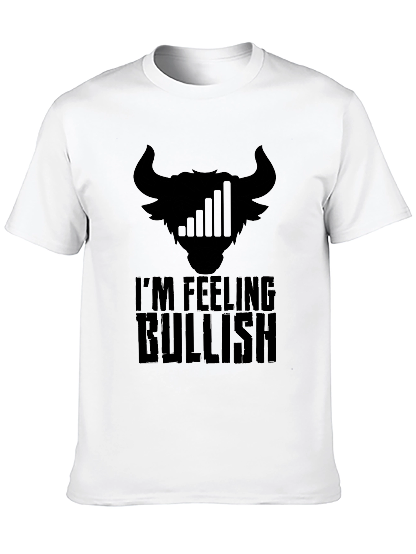 Bullish Black T-Shirt - Traders Humor