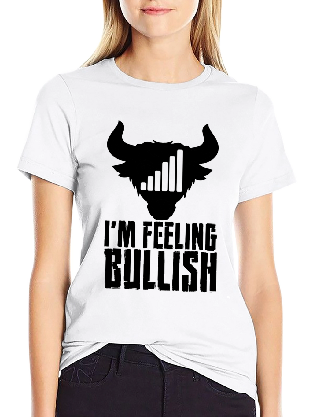 Bullish Black T-Shirt - Traders Humor
