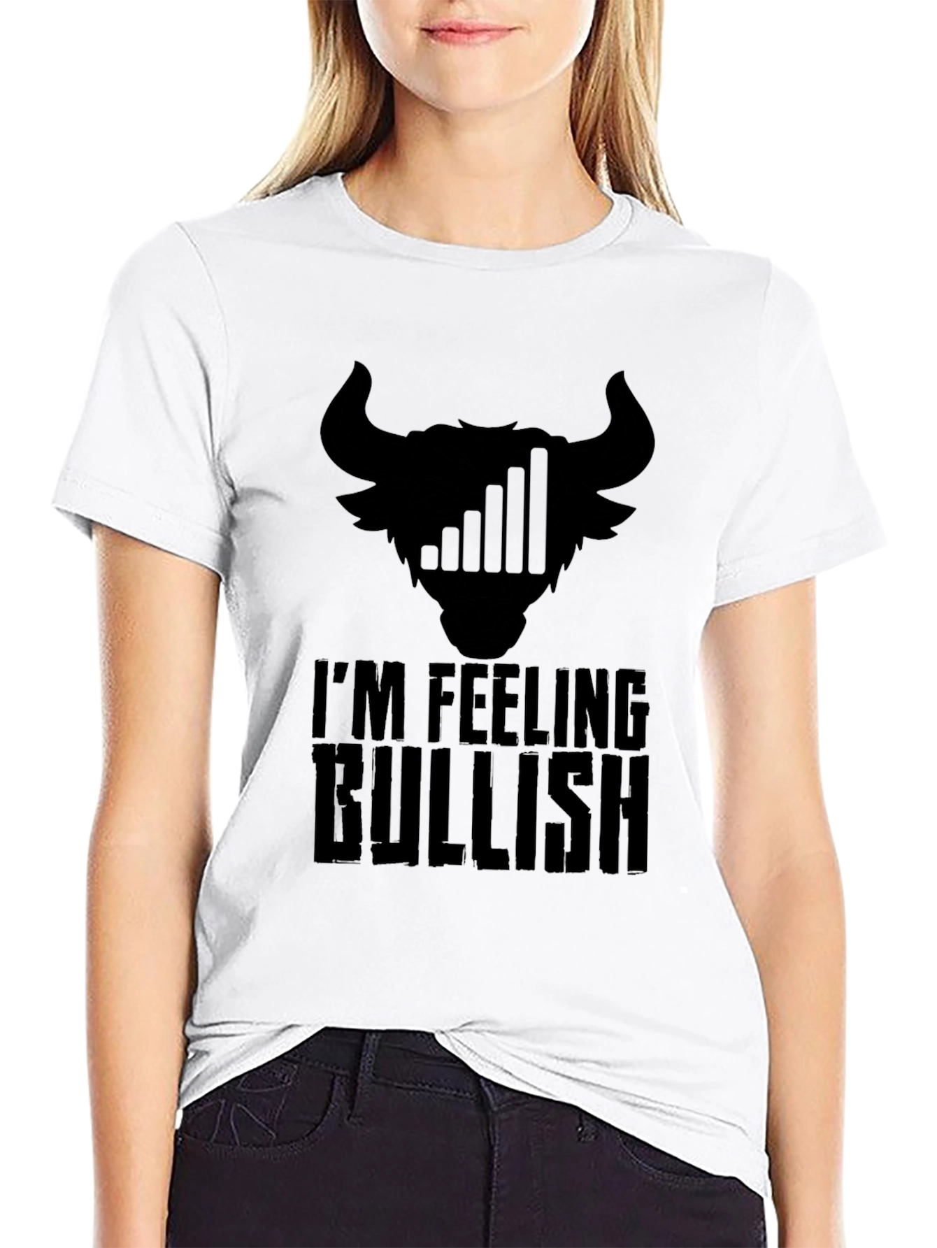 Bullish Black T-Shirt - Traders Humor