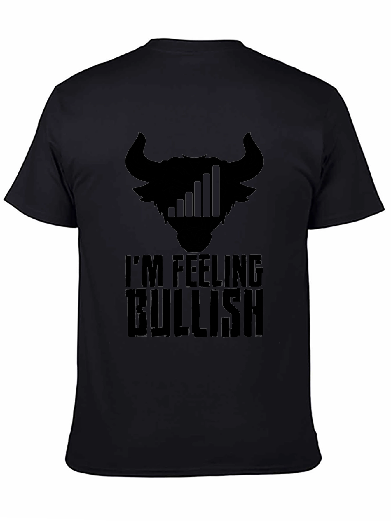 Bullish Black T-Shirt - Traders Humor