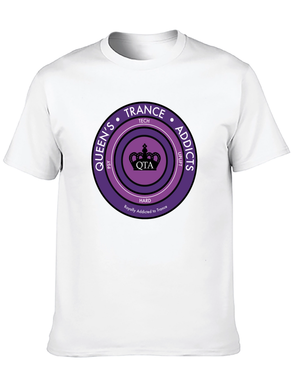 Queens Trance Addicts Black T-Shirt