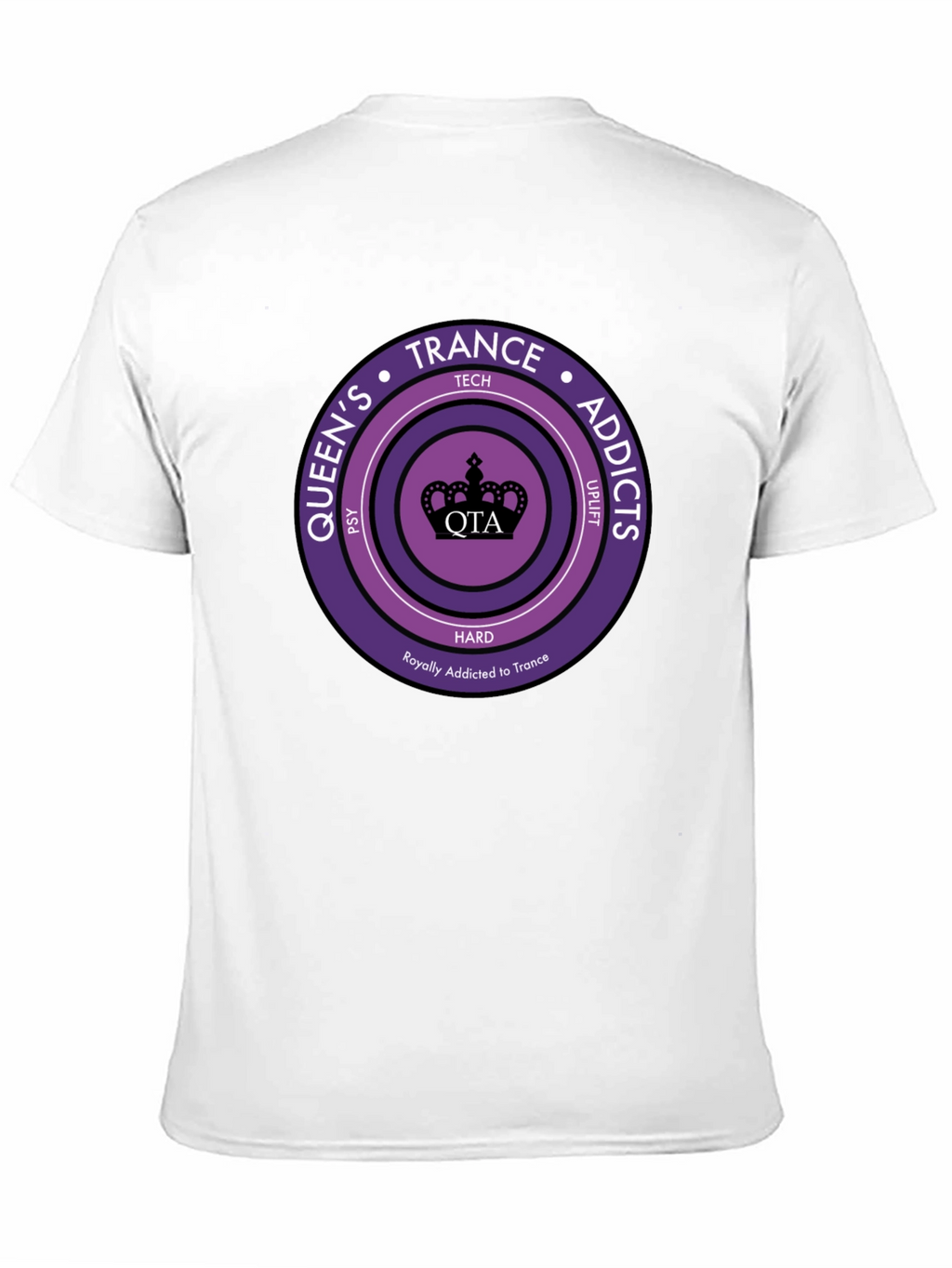 Queens Trance Addicts Black T-Shirt