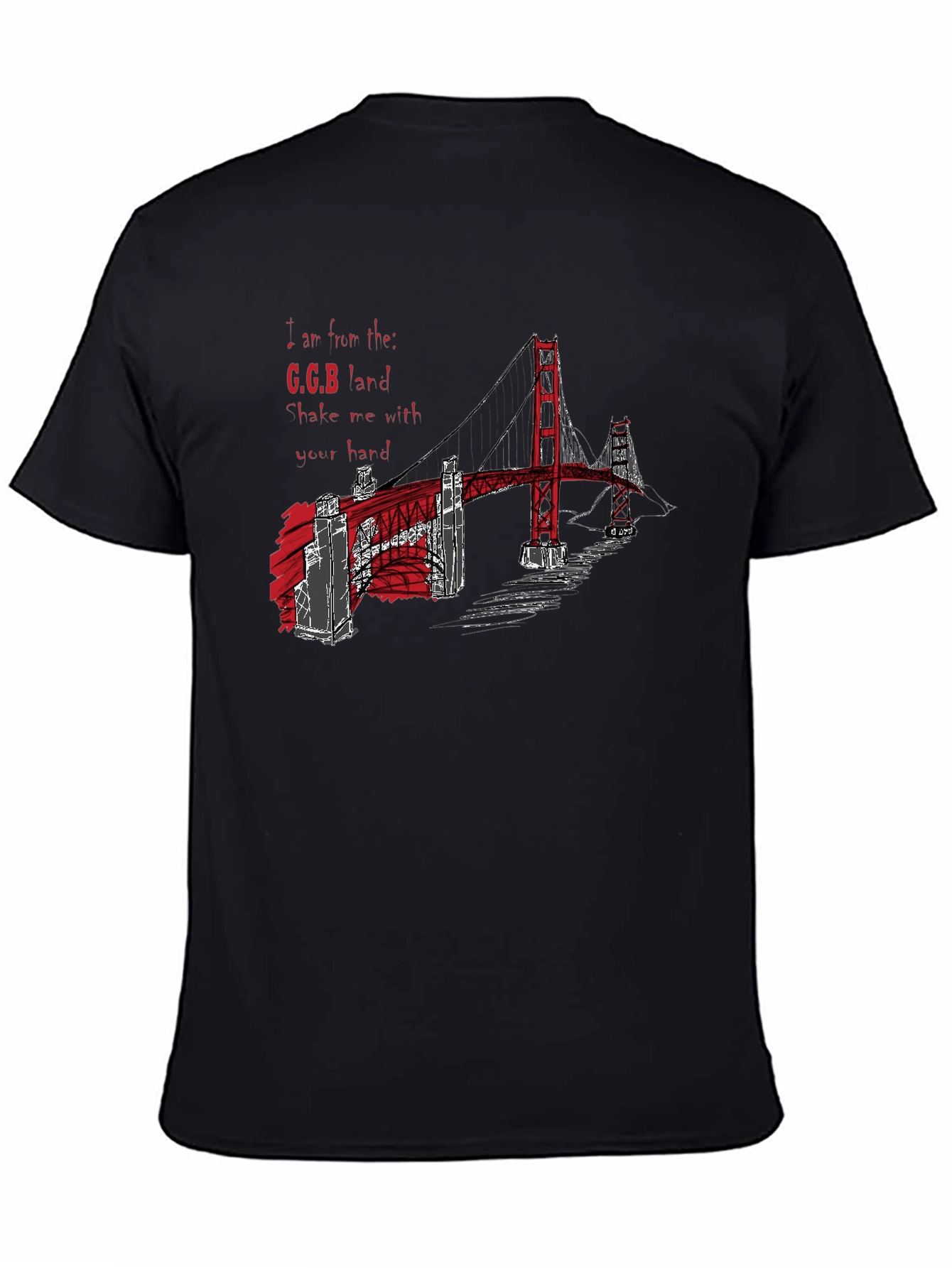 Golden Gate Bridge Graphic T-Shirt