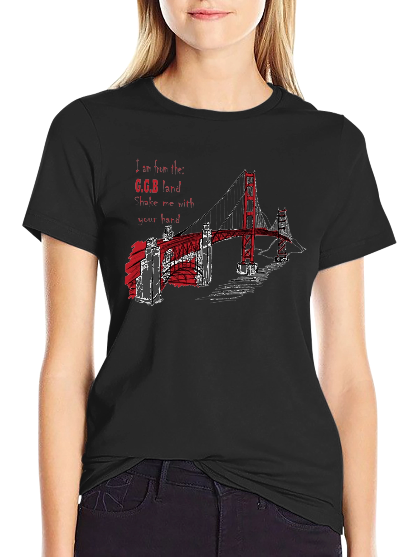 Golden Gate Bridge Graphic T-Shirt