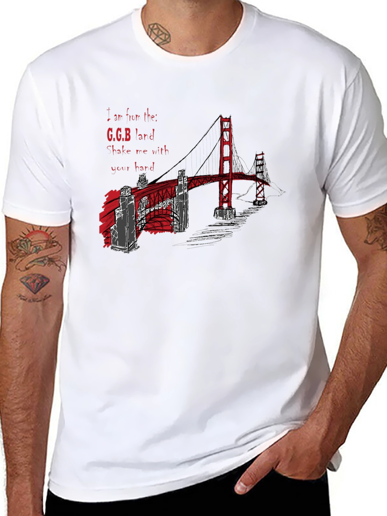Golden Gate Bridge Graphic T-Shirt