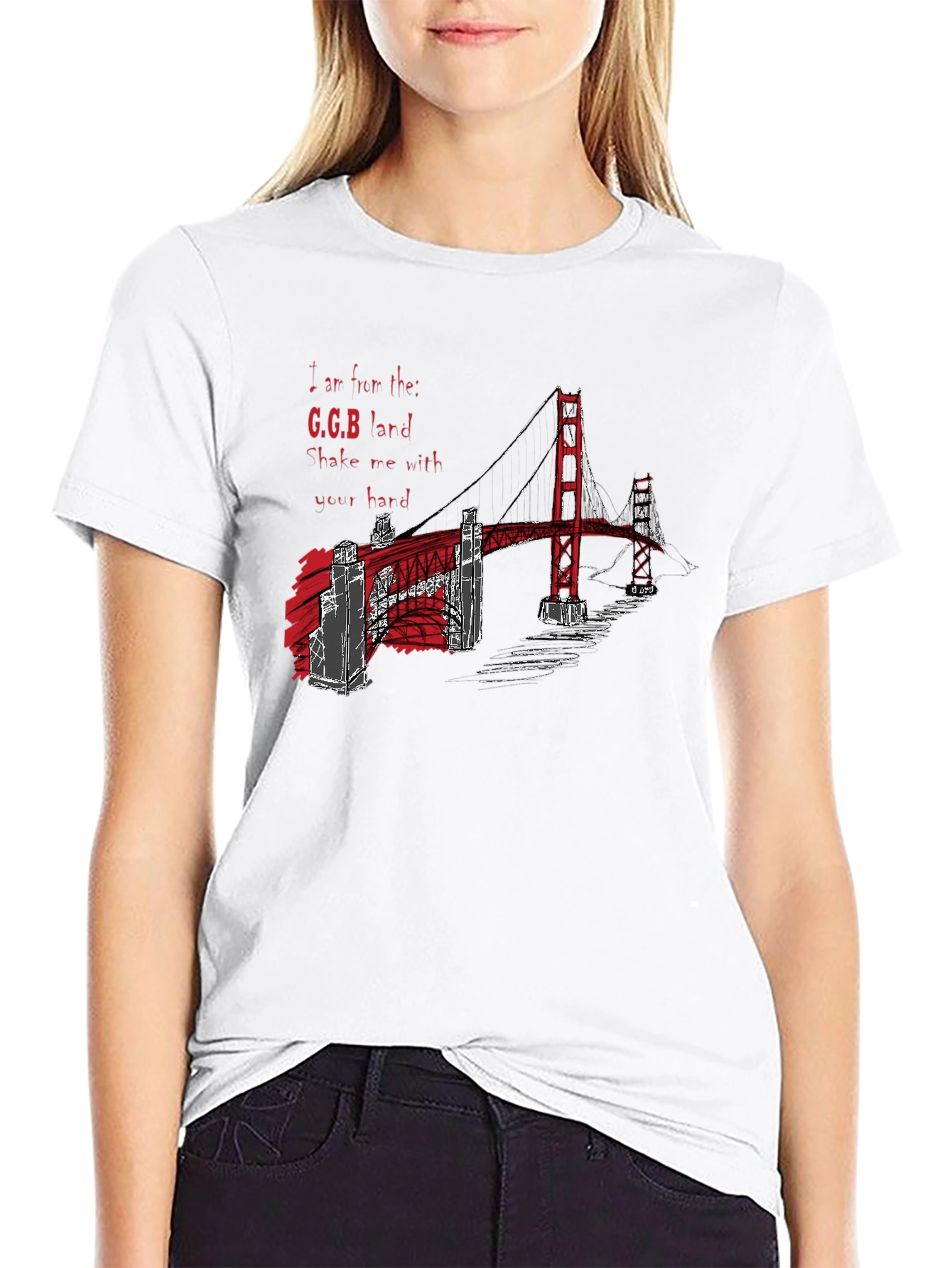 Golden Gate Bridge Graphic T-Shirt