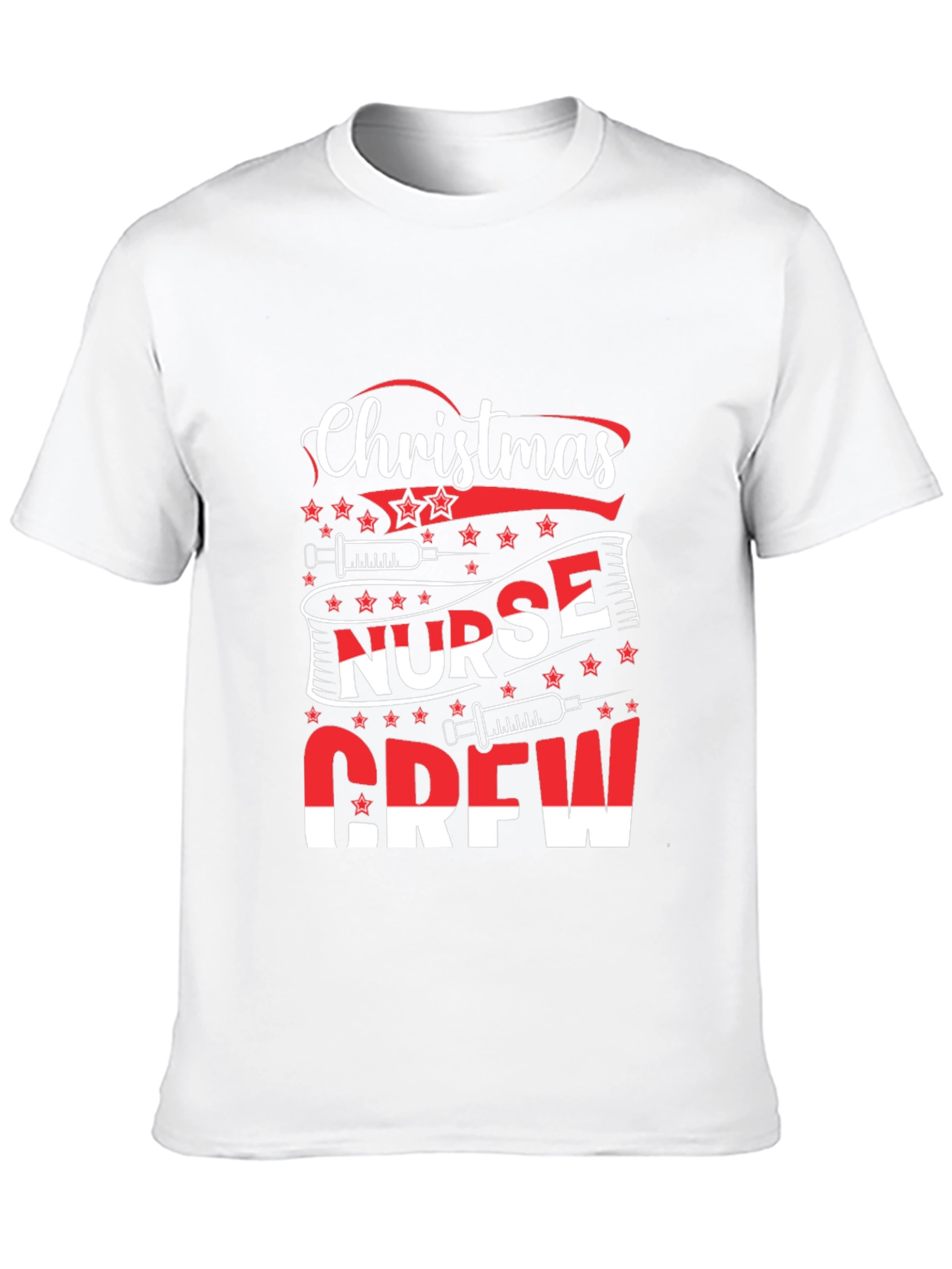 Christmas Nurse Crew Graphic T-Shirt