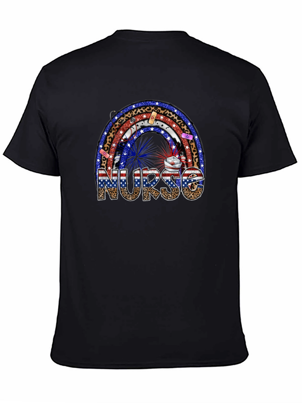 Nurse Rainbow Patriotic T-Shirt