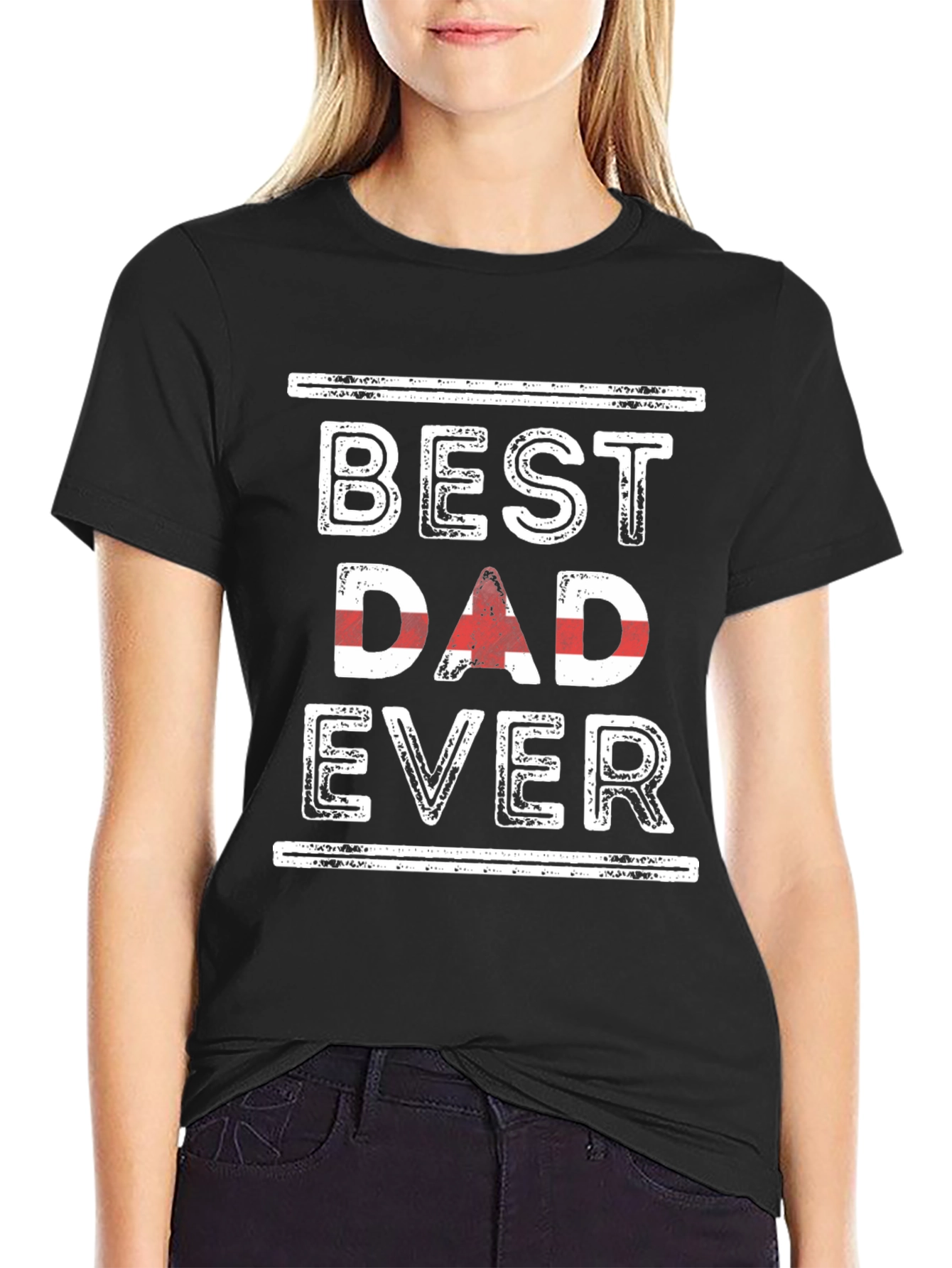 Best Dad Ever Graphic Tee - Fathers Day Gift