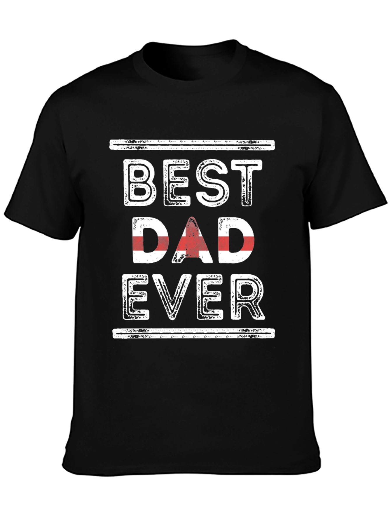 Best Dad Ever Graphic Tee - Fathers Day Gift