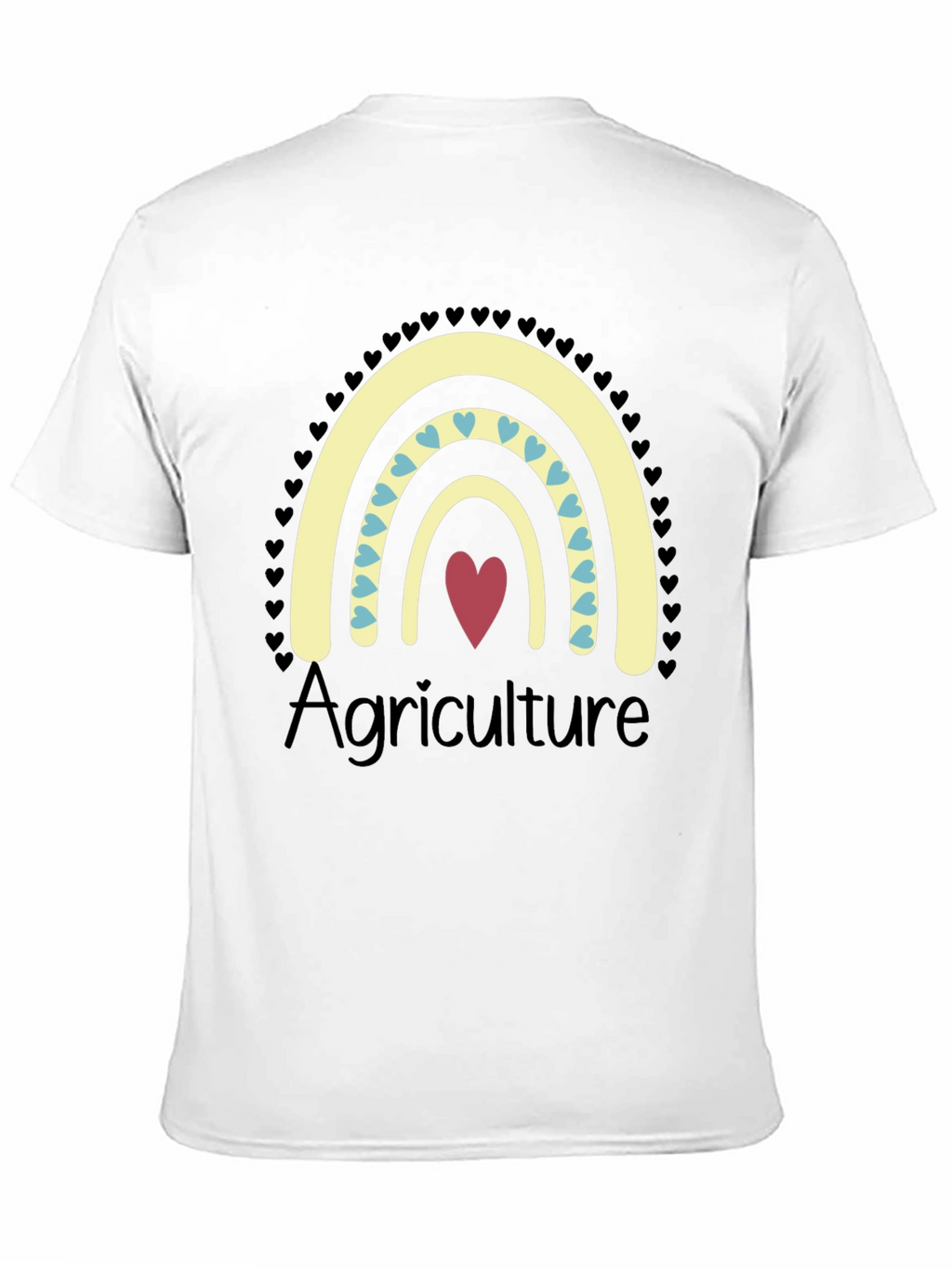 Agriculture Heart Rainbow T-Shirt