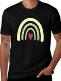 Agriculture Heart Rainbow T-Shirt