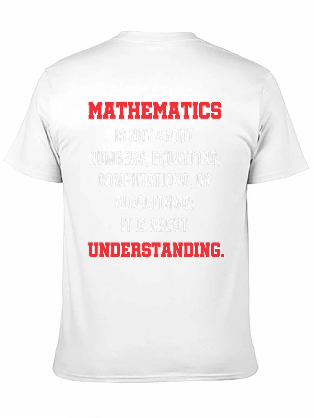 Mathematics Understanding Graphic Tee