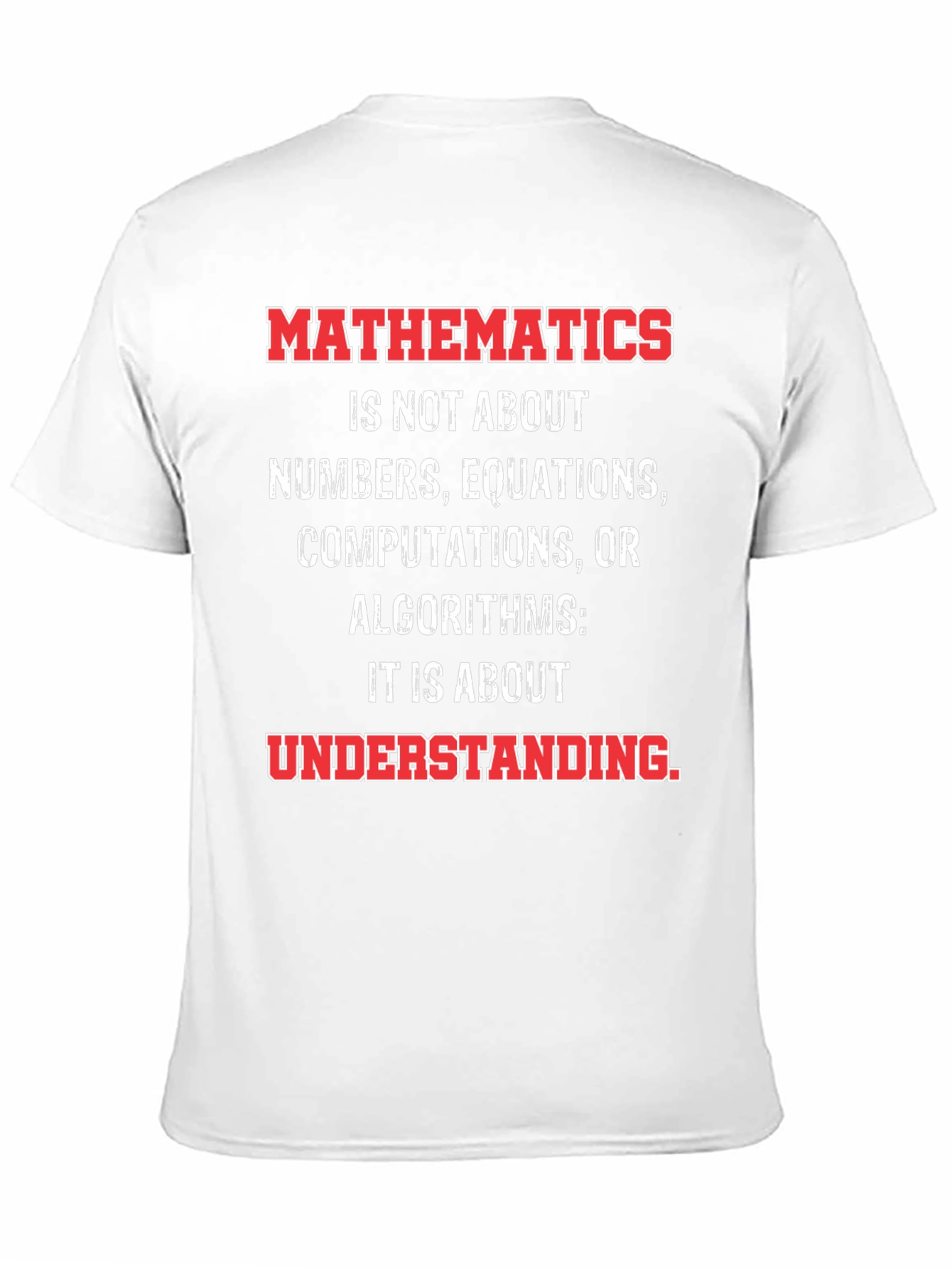 Mathematics Understanding Graphic Tee