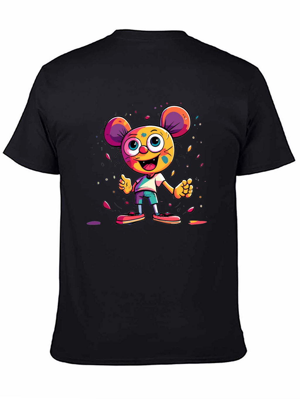 Cartoon Character Graphic Tee - Unisex