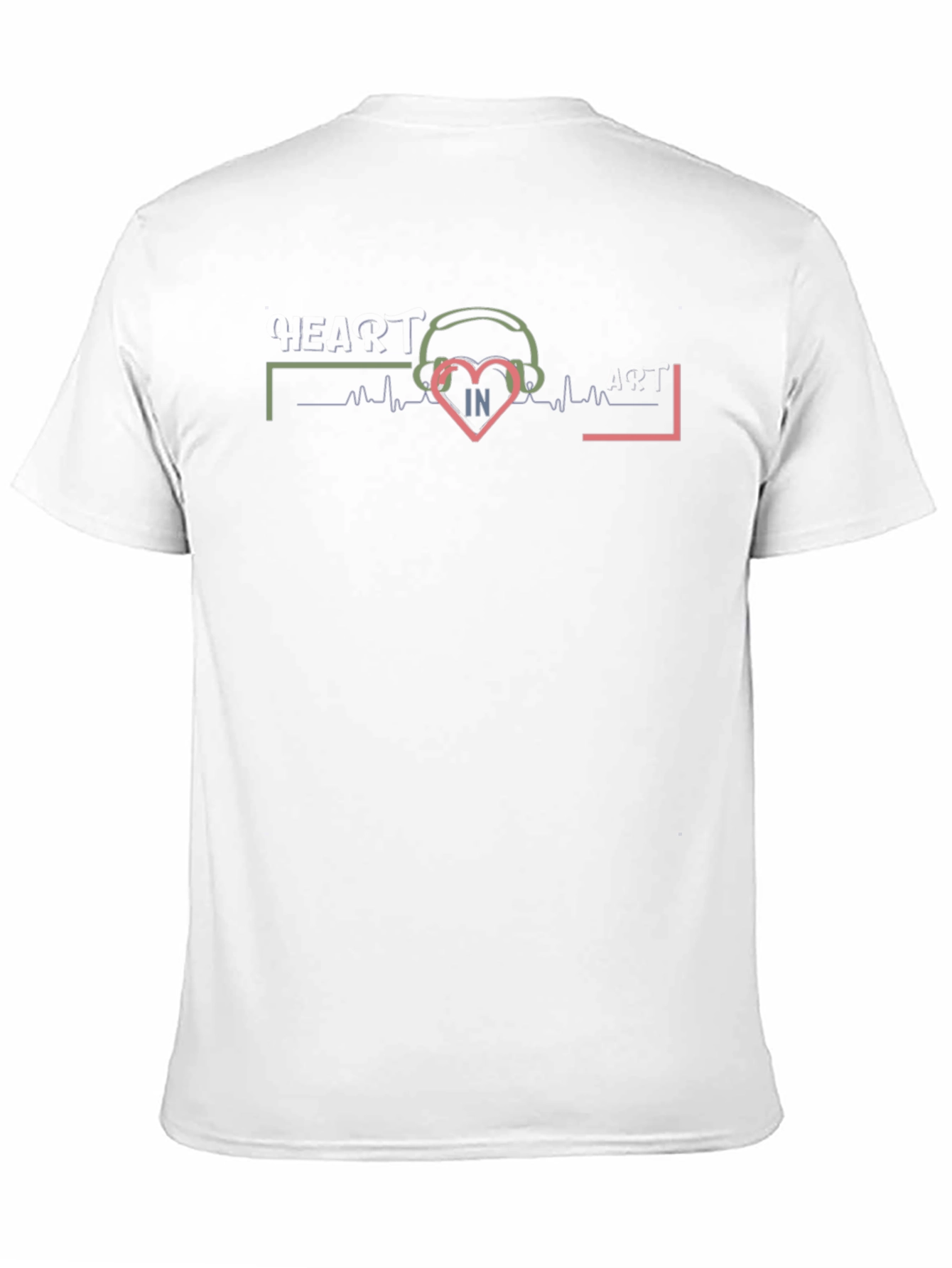 Heart in Art Black Graphic T-Shirt