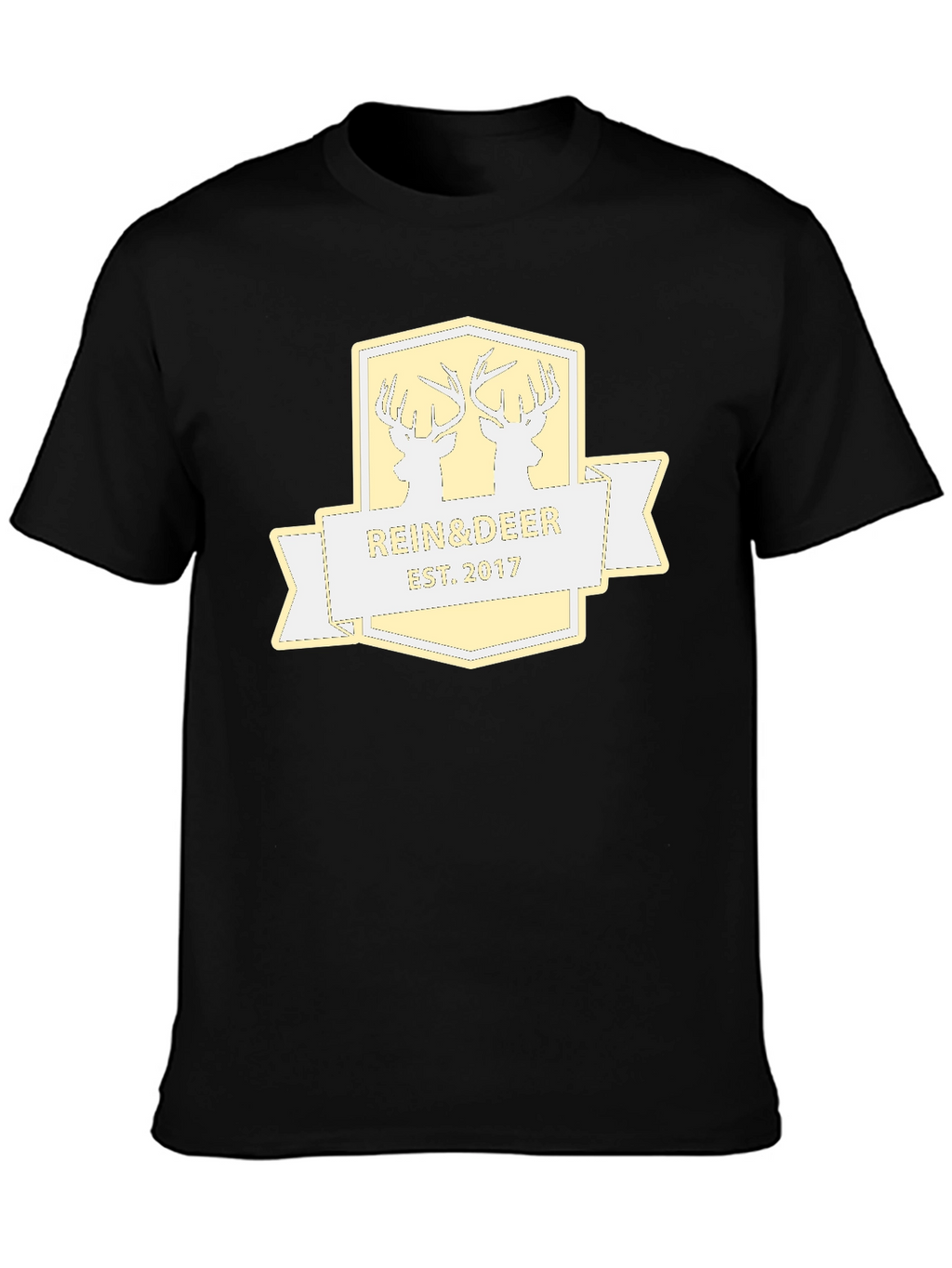 Rein & Deer Est. 2017 Black T-Shirt