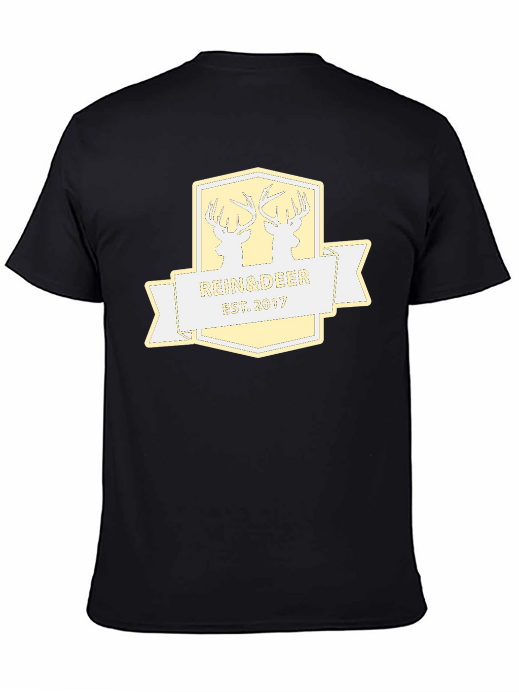 Rein & Deer Est. 2017 Black T-Shirt