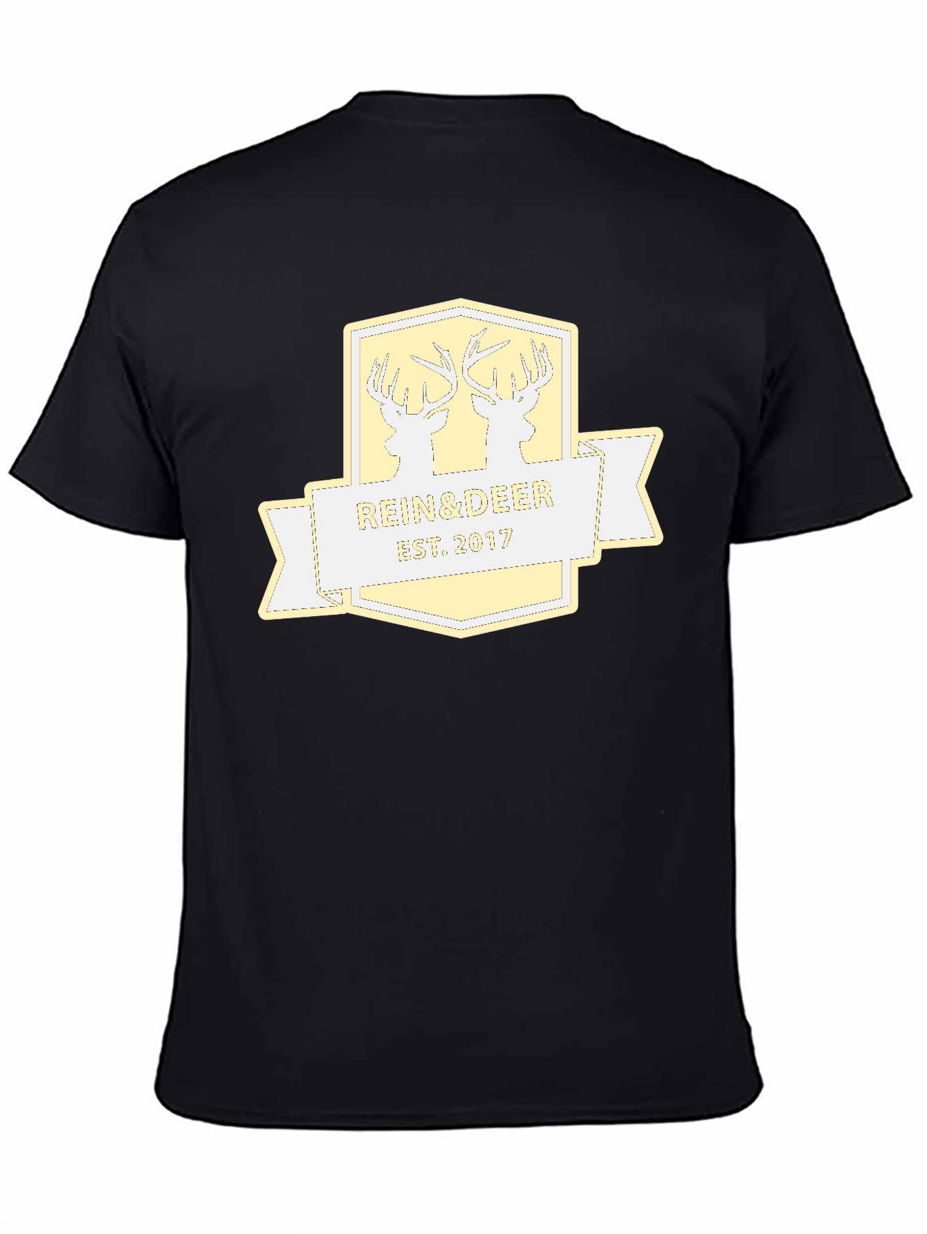 Rein & Deer Est. 2017 Black T-Shirt