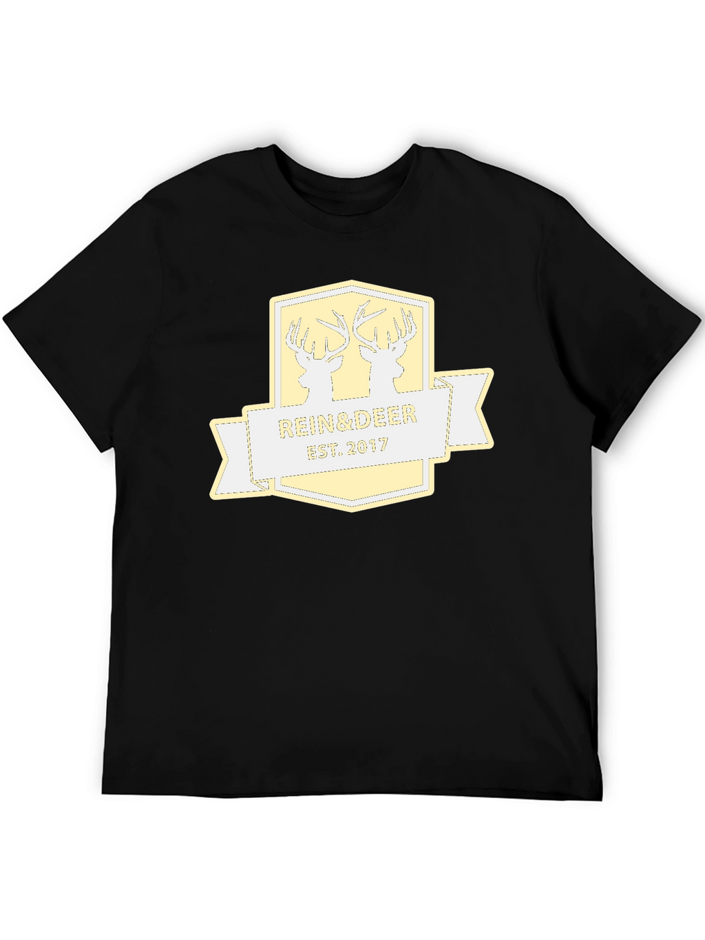 Rein & Deer Est. 2017 Black T-Shirt