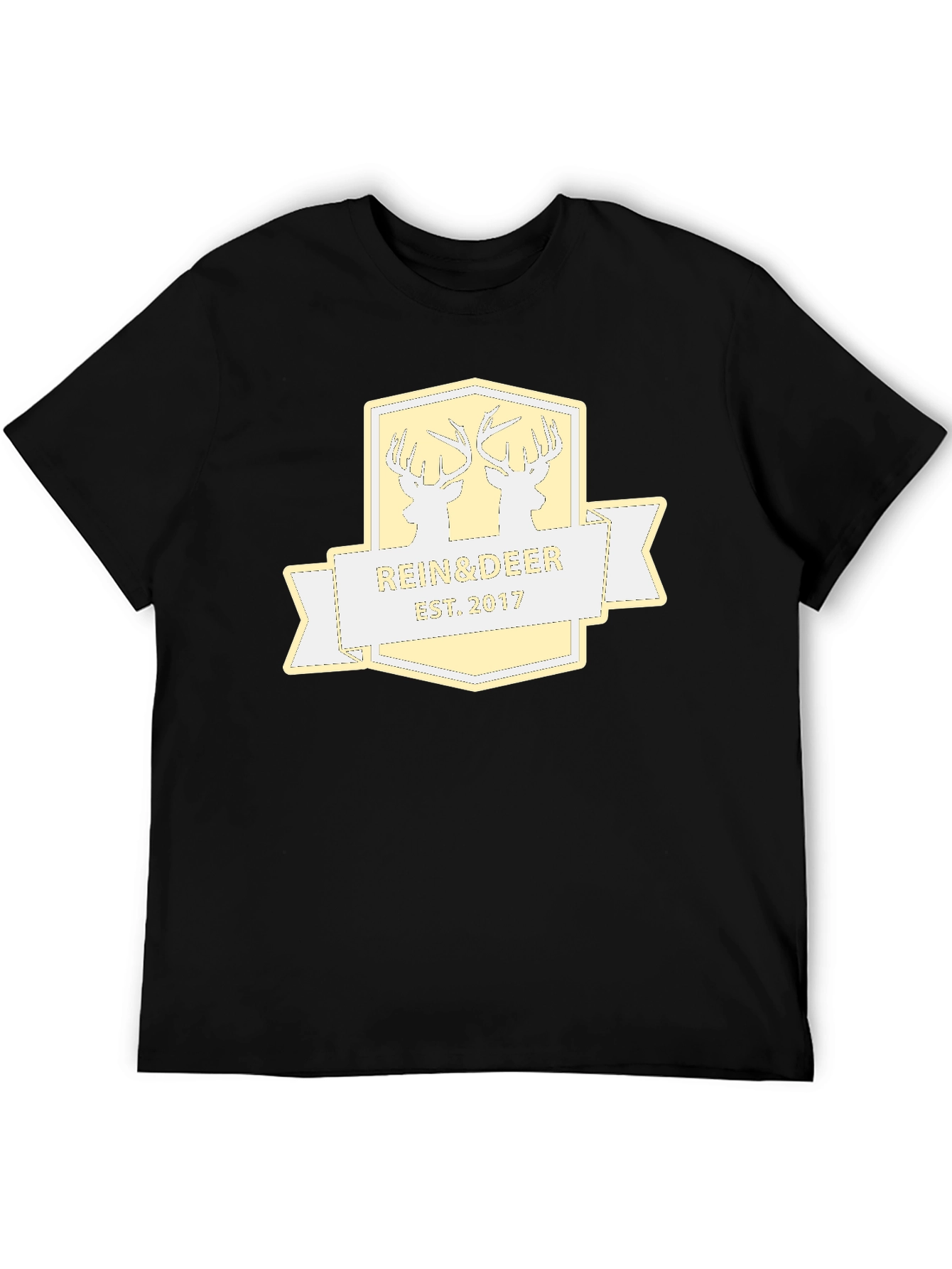 Rein & Deer Est. 2017 Black T-Shirt