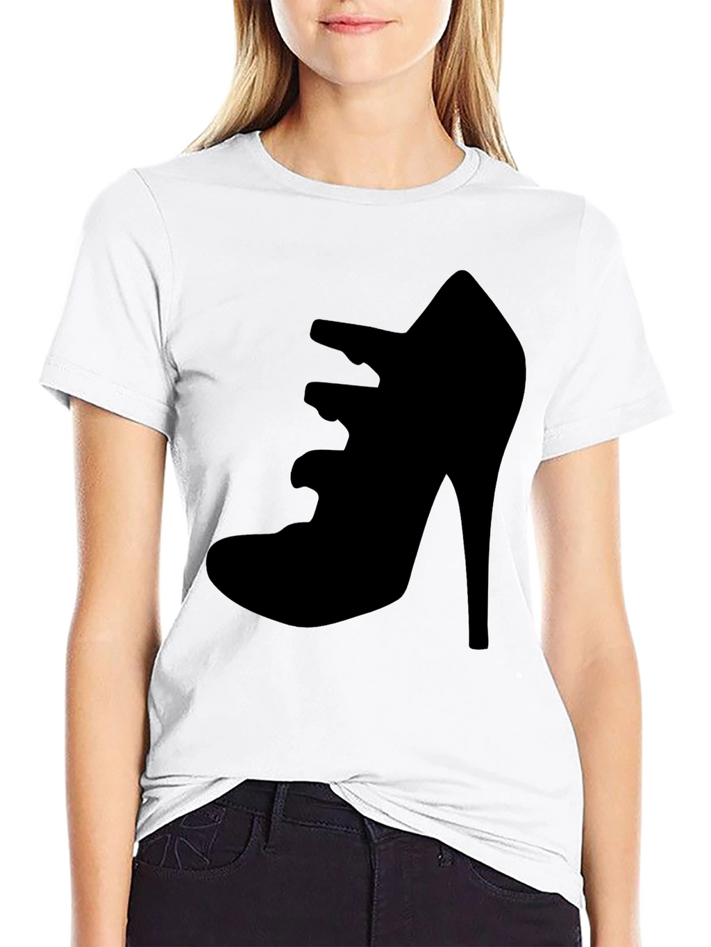 Black Shoe Graphic T-Shirt