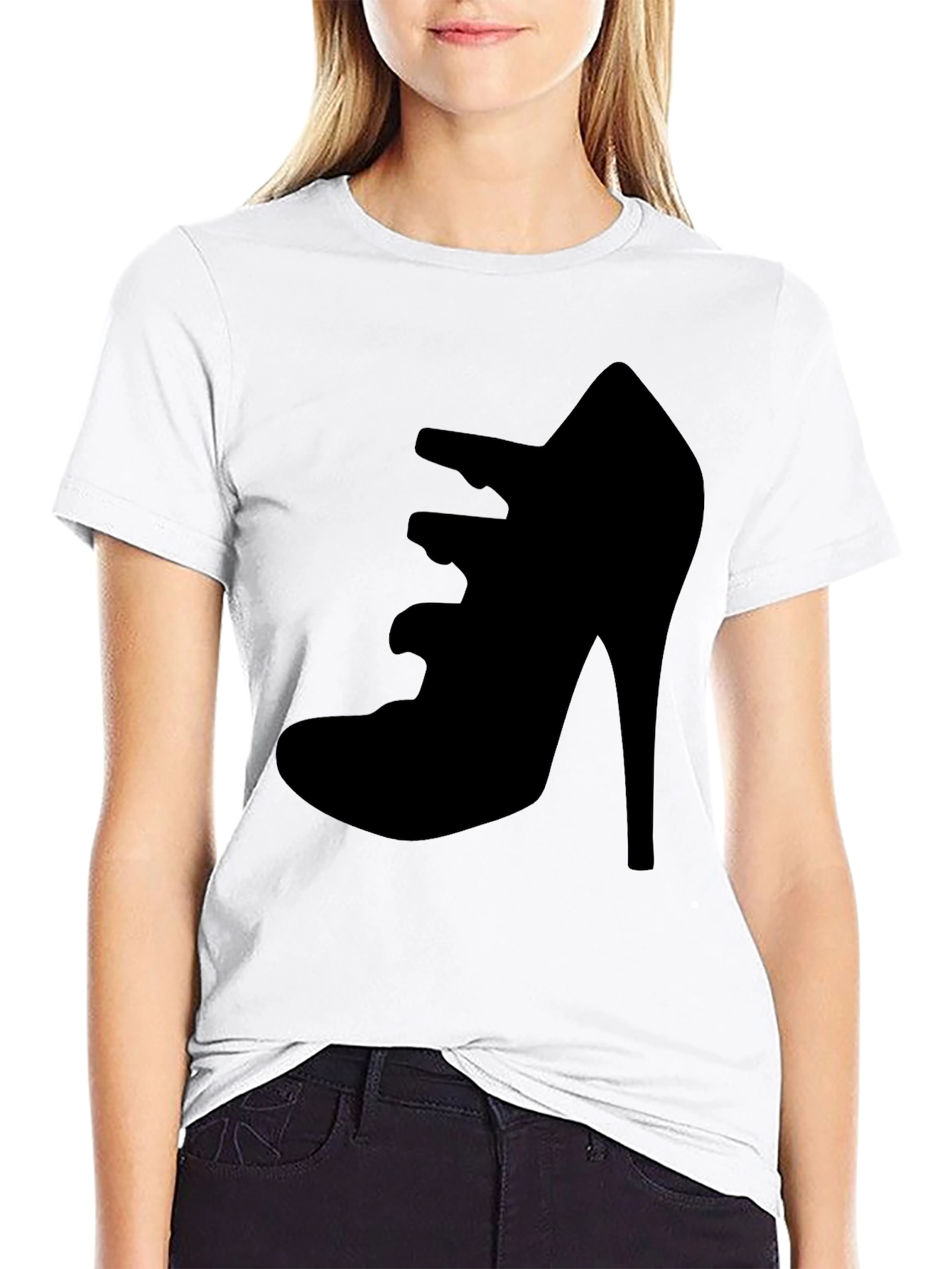 Black Shoe Graphic T-Shirt