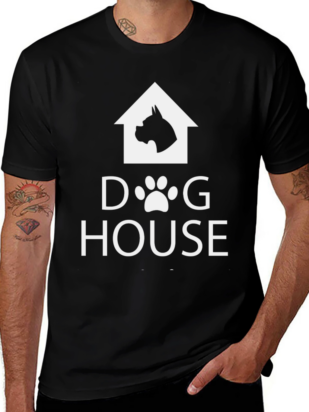 Dog House T-Shirt - Cute Pet Lover Apparel
