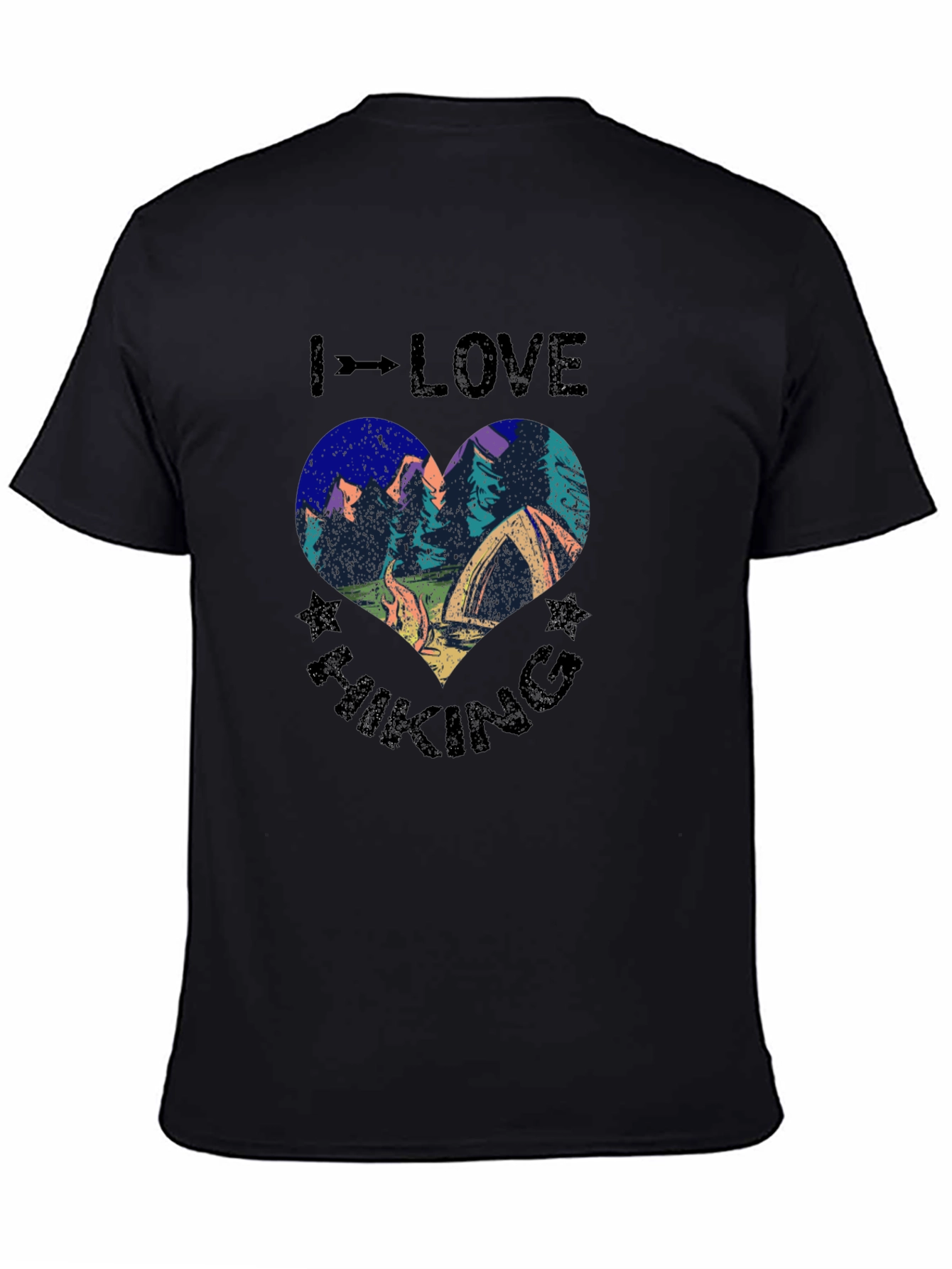 I Love Hiking Graphic Tee
