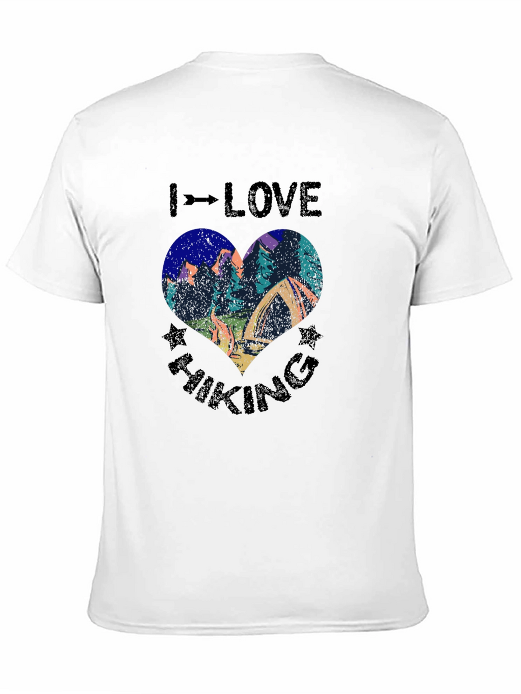 I Love Hiking Graphic Tee