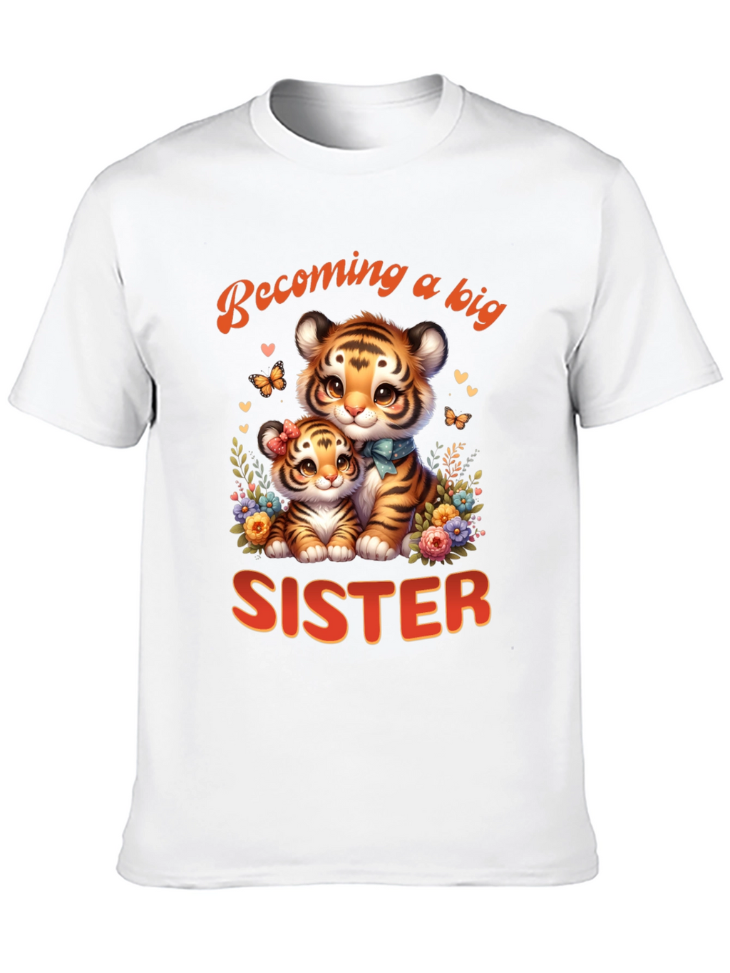 Becoming a Big Sister Tiger Tee