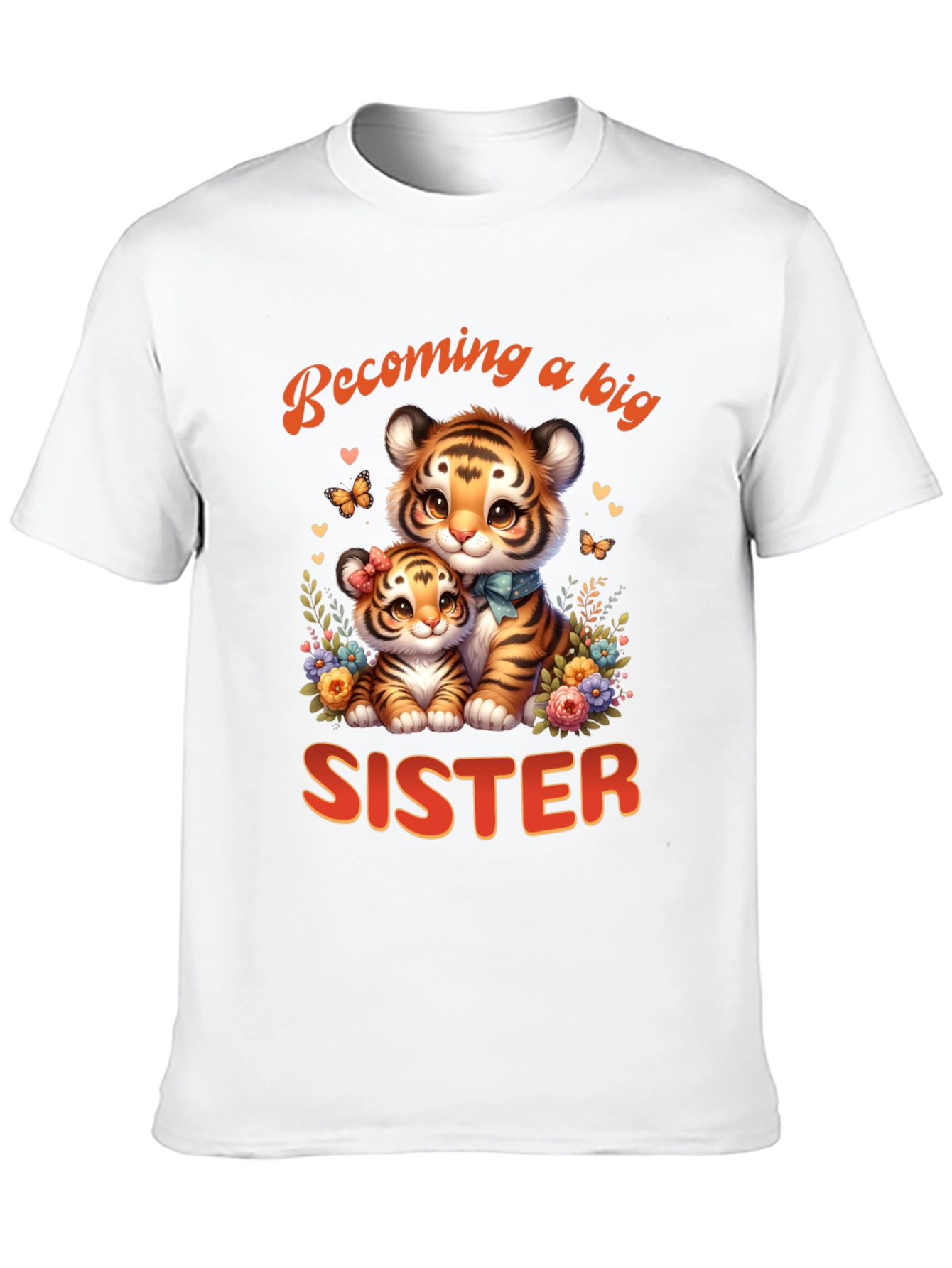 Becoming a Big Sister Tiger Tee