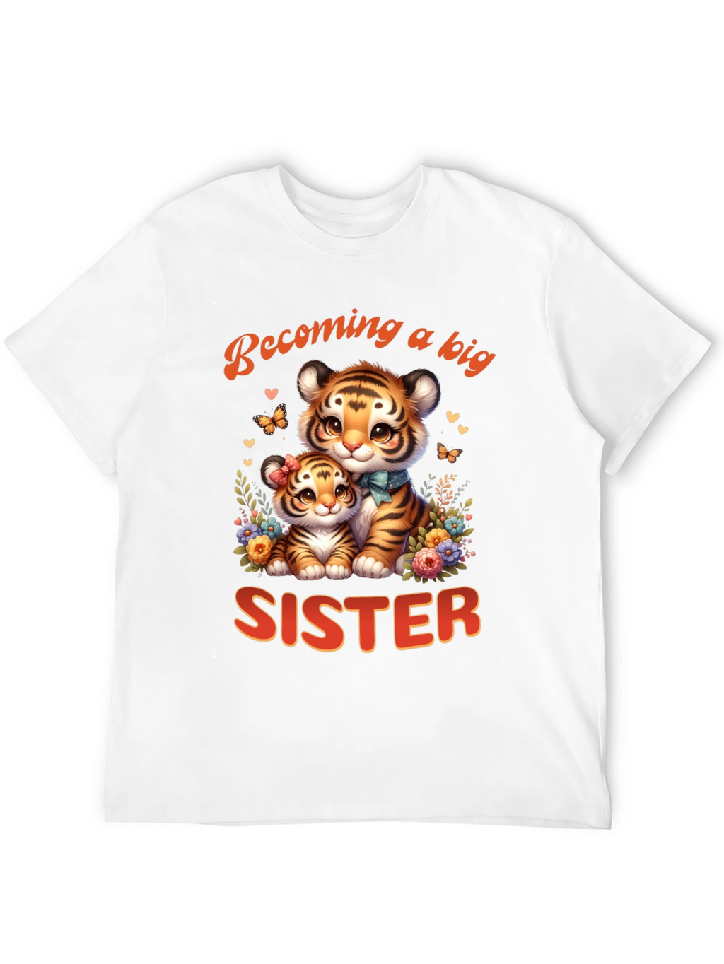 Becoming a Big Sister Tiger Tee
